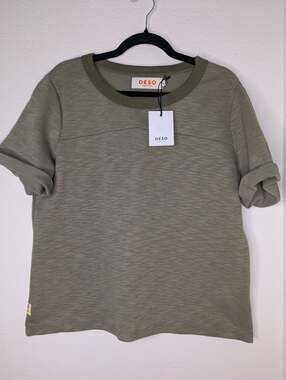 Deso Supply Co NWT Women's Kalmia Tee XL Lake Tahoe Heathered Green Basic